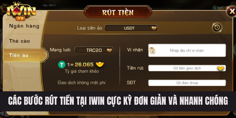 Rút Tiền IWIN Khi Thắng Cược Cực Đơn Giản Cho Người Chơi